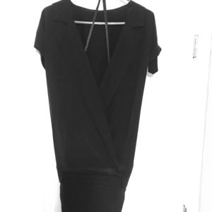 BCBG Tuxedo dress Black